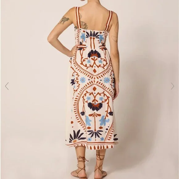 NWT Cleobella-Carmen Midi Dress | Liliana-Size M - Picture 4 of 12